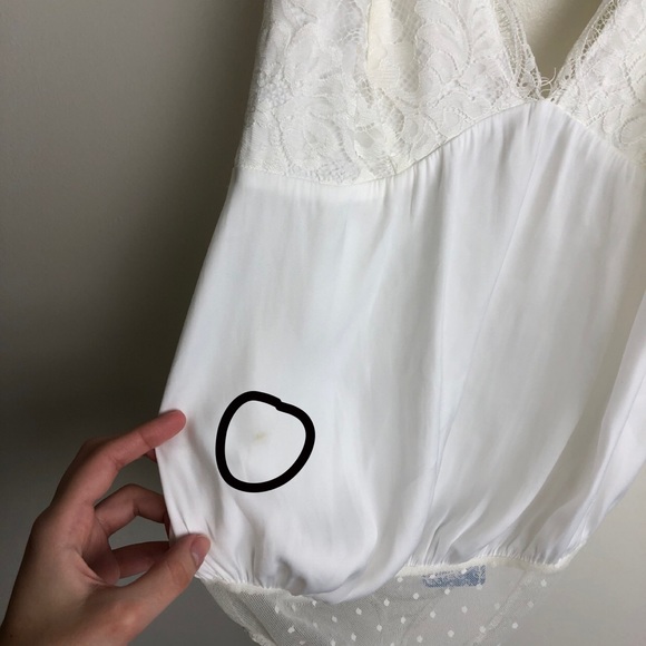 FREE PEOPLE Melrose Ivory Lace Bodysuit - Picture 11 of 12